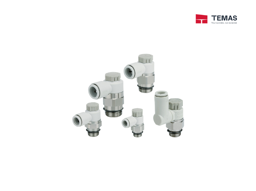 VAN ĐIỀU KHIỂN TỐC ĐỘ LOẠI GẤP KHÚC LOẠI ĐA NĂNG KHÓA ĐẨY LOẠI SMC AS